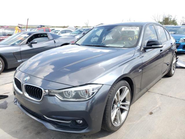 WBA8A7103HK742817 - 2017 BMW 3 SERIES 灰色 照片 2