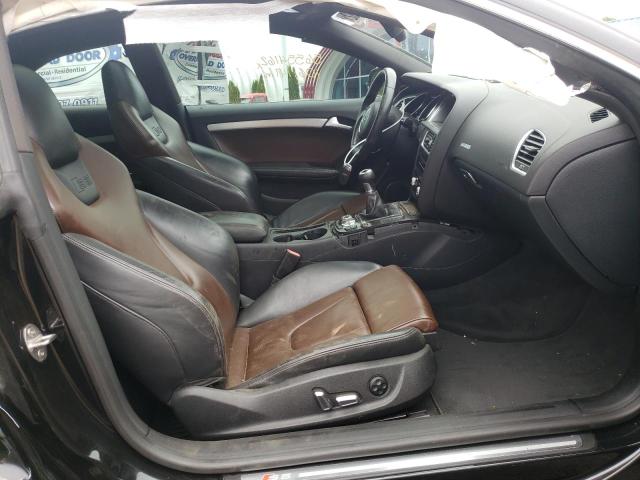 WAU3GAFR0DA035722 - 2013 AUDI S5 PRESTIG BLACK photo 5