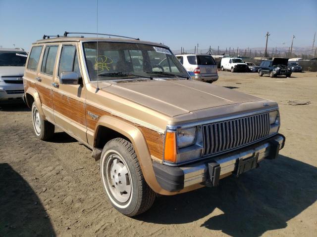 1JCWC7569ET064789 - 1984 JEEP WAGONEER GOLD photo 1