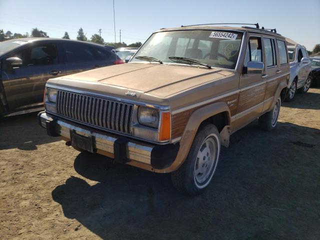 1JCWC7569ET064789 - 1984 JEEP WAGONEER GOLD photo 2