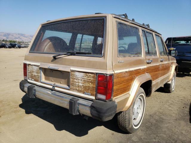 1JCWC7569ET064789 - 1984 JEEP WAGONEER GOLD photo 4