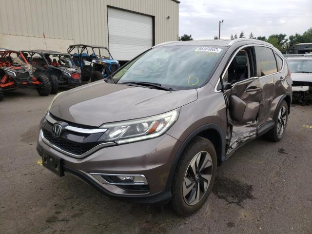 5J6RM4H97GL012669 - 2016 HONDA CR-V TOURI BROWN photo 2