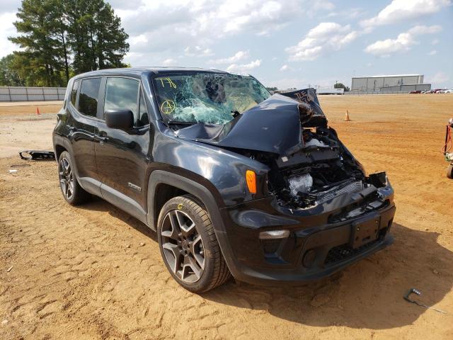 ZACNJCAB1MPM44974 - 2021 JEEP RENEGADE S BLACK photo 1