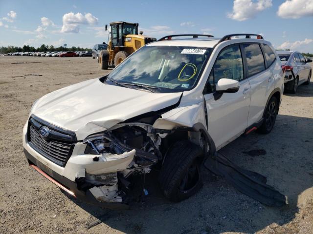 JF2SKARC2LH489255 - 2020 SUBARU FORESTER S WHITE photo 2