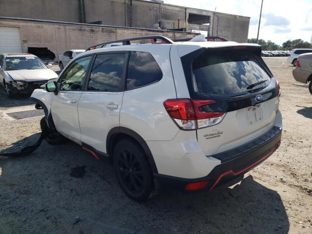 JF2SKARC2LH489255 - 2020 SUBARU FORESTER S WHITE photo 3