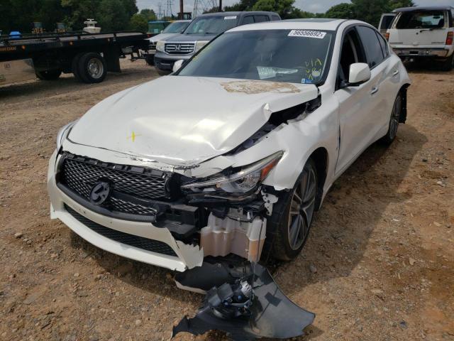 JN1BV7AR5FM415643 - 2015 INFINITI Q50 BASE WHITE photo 2