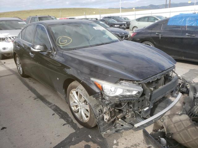 JN1BV7AR0EM698290 - 2014 INFINITI Q50 BASE BLACK photo 1