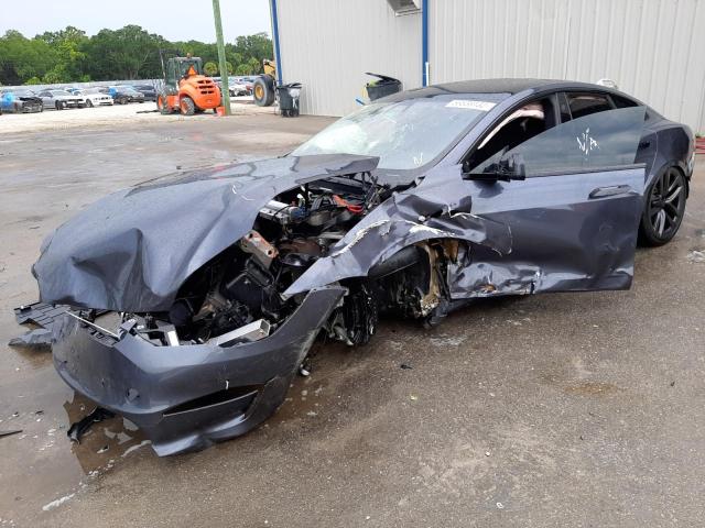 5YJSA1E50NF470361 - 2022 TESLA MODEL S Boz foto 2