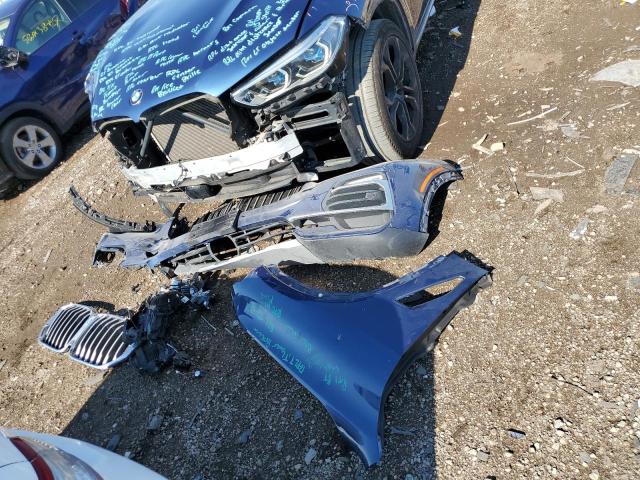 5UXCR6C58KLB12190 - 2019 BMW X5 XDRIVE4 BLUE photo 9