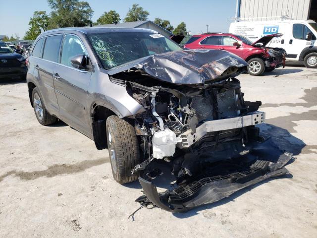 5TDDZRFH3KS986133 - 2019 TOYOTA HIGHLANDER SILVER photo 1