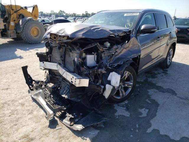 5TDDZRFH3KS986133 - 2019 TOYOTA HIGHLANDER SILVER photo 2