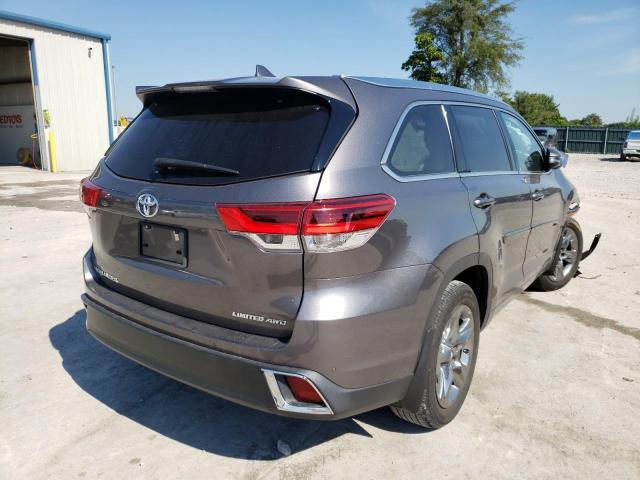 5TDDZRFH3KS986133 - 2019 TOYOTA HIGHLANDER SILVER photo 4