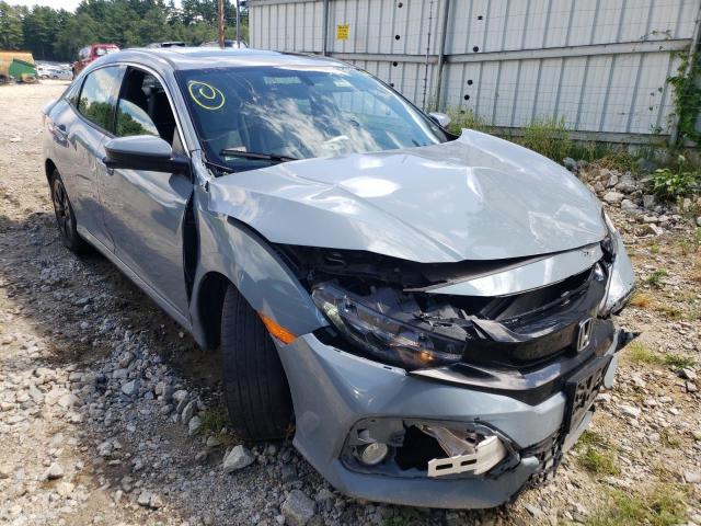 SHHFK7H73JU419007 - 2018 HONDA CIVIC EXL 灰色 照片 1