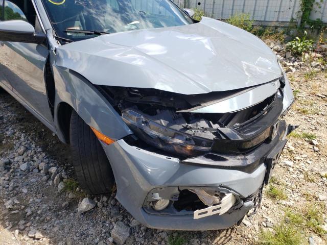 SHHFK7H73JU419007 - 2018 HONDA CIVIC EXL 灰色 照片 9