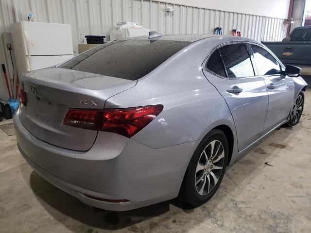 19UUB1F3XGA009930 - 2016 ACURA TLX SILVER photo 4