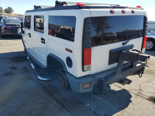 5GRGN23U75H121934 - 2005 HUMMER H2 WHITE photo 3