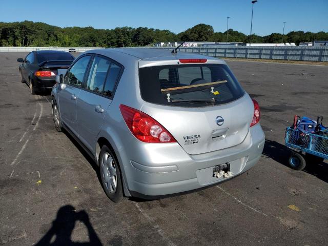 3N1BC13E18L364264 - 2008 NISSAN VERSA S SILVER photo 3