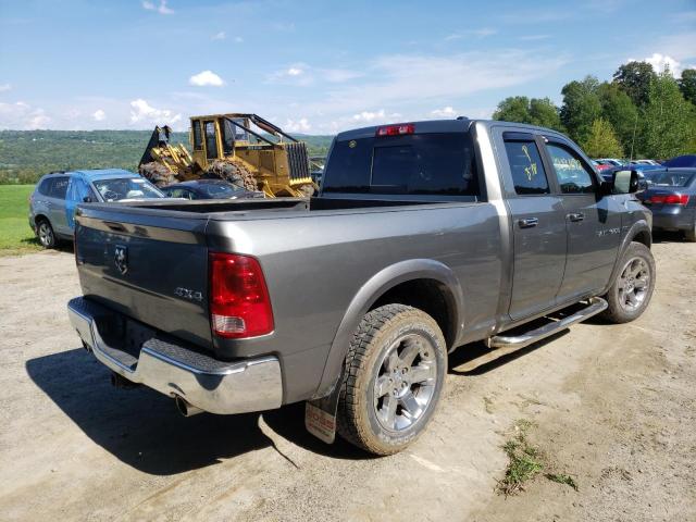 1C6RD7JTXCS161453 - 2012 DODGE RAM 1500 L GRAY photo 4