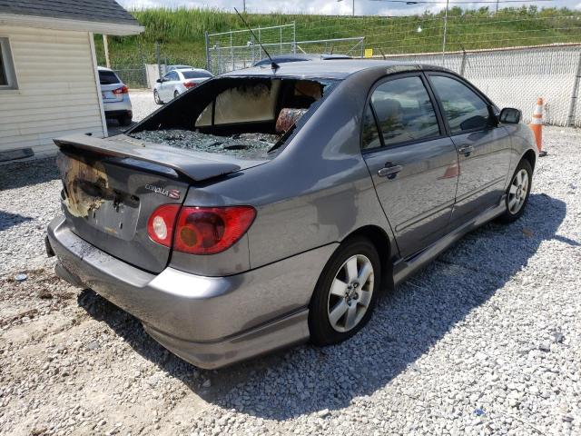 2T1BR32E04C213776 - 2004 TOYOTA COROLLA CE SILVER photo 4