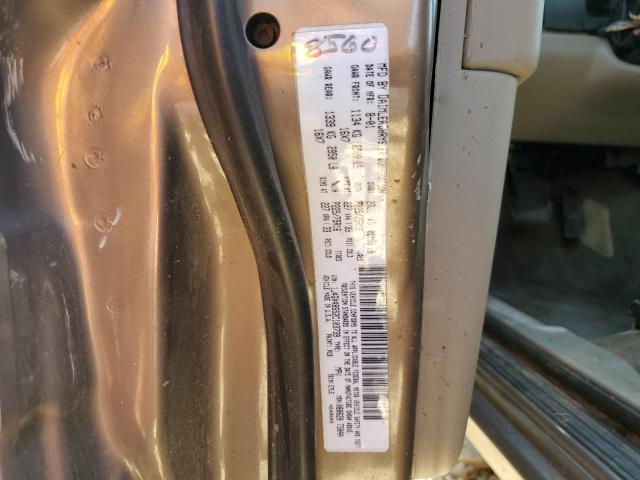 1J4GX48S52C103739 - 2002 JEEP GRAND CHER BROWN photo 10