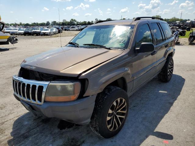 1J4GX48S52C103739 - 2002 JEEP GRAND CHER BROWN photo 2