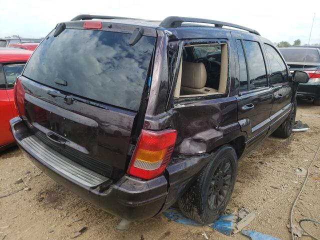 1J4GX58S94C164603 - 2004 JEEP GRAND CHER BLACK photo 4