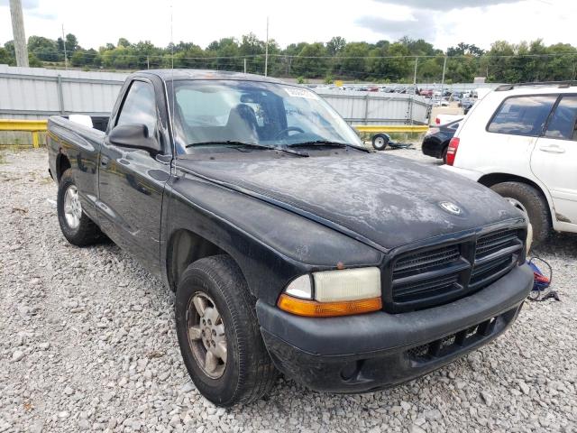 1B7FL36N72S504736 - 2002 DODGE DAKOTA SPO BLACK photo 1