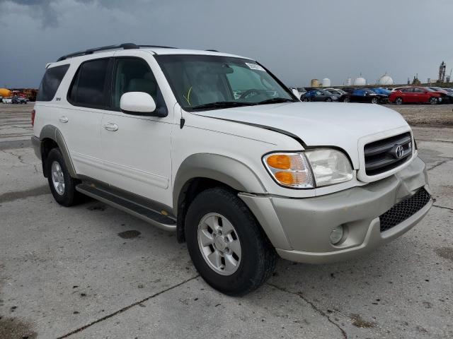 5TDZT34A84S228947 - 2004 TOYOTA SEQUOIA WHITE photo 1