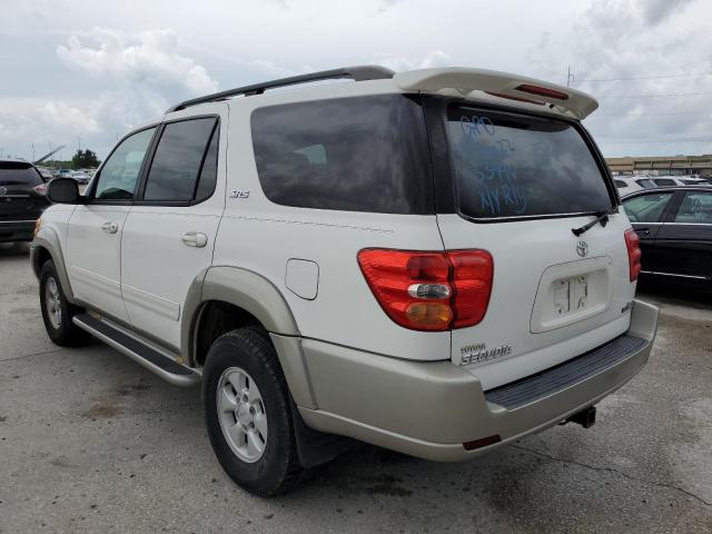 5TDZT34A84S228947 - 2004 TOYOTA SEQUOIA WHITE photo 3