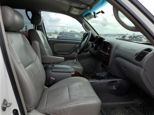 5TDZT34A84S228947 - 2004 TOYOTA SEQUOIA WHITE photo 5