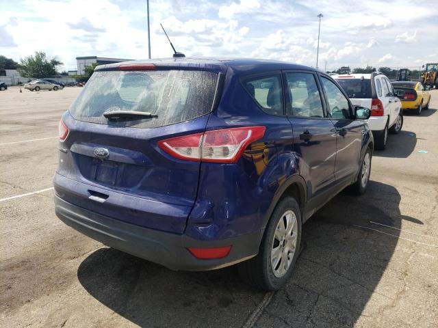 1FMCU0F74EUB71335 - 2014 FORD ESCAPE S BLUE photo 4