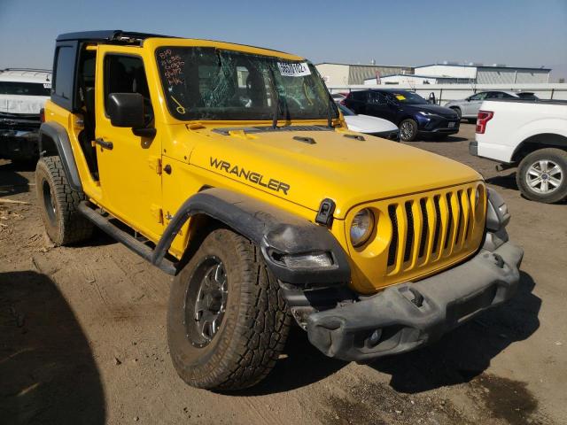 1C4HJXDN4KW593280 - 2019 JEEP WRANGLER U Gelb Foto 1