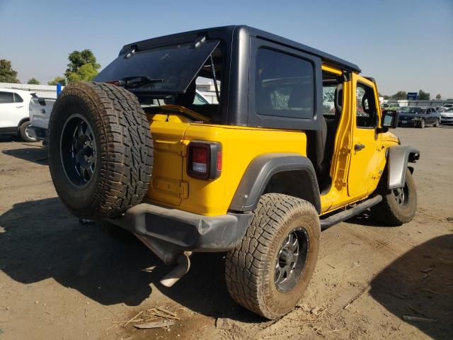 1C4HJXDN4KW593280 - 2019 JEEP WRANGLER U Gelb Foto 4