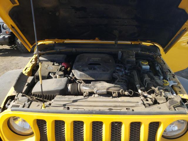 1C4HJXDN4KW593280 - 2019 JEEP WRANGLER U Gelb Foto 7