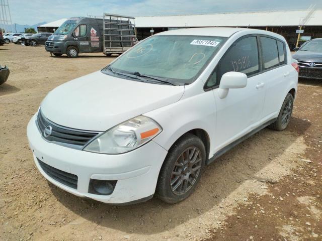 3N1BC1CP1AL466980 - 2010 NISSAN VERSA S WHITE photo 2