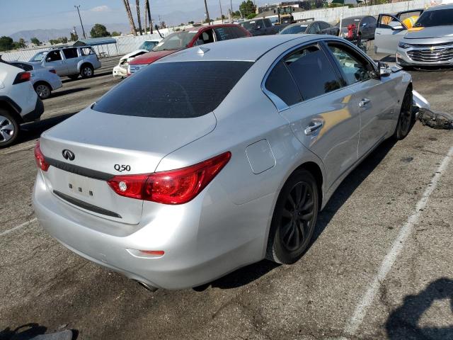 JN1BV7AP3FM348703 - 2015 INFINITI Q50 BASE SILVER photo 4