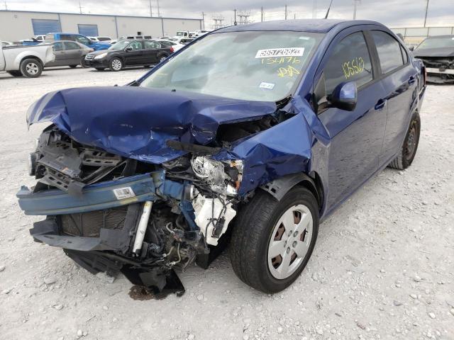 1G1JA5SH3D4154176 - 2013 CHEVROLET SONIC LS BLUE photo 2