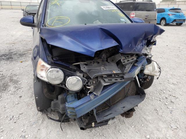 1G1JA5SH3D4154176 - 2013 CHEVROLET SONIC LS BLUE photo 9
