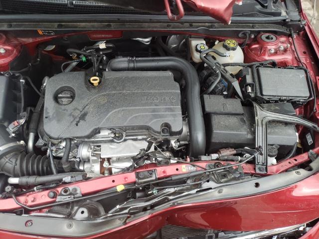 1G1ZG5ST3MF035179 - 2021 CHEVROLET MALIBU RS RED photo 7