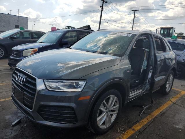 WA1ECCFS5JR030786 - 2018 AUDI Q3 PREMIUM GRAY photo 2