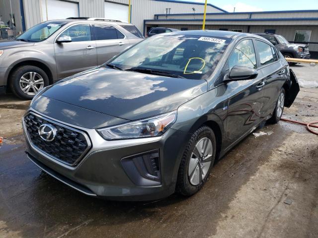 KMHC65LC4LU227909 - 2020 HYUNDAI IONIQ BLUE CHARCOAL photo 2