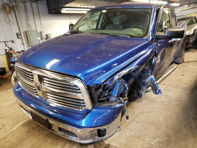 1C6RR7LM5FS723884 - 2015 RAM 1500 SLT BLUE photo 2