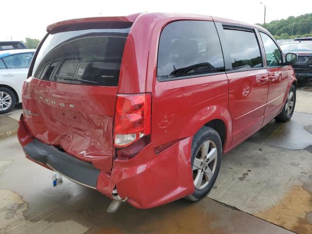 2C4RDGBGXDR794970 - 2013 DODGE GRAND CARA RED photo 4