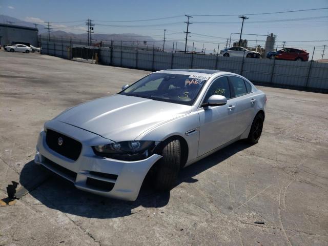 SAJAD4BG7HA966380 - 2017 JAGUAR XE PREMIUM SILVER photo 2