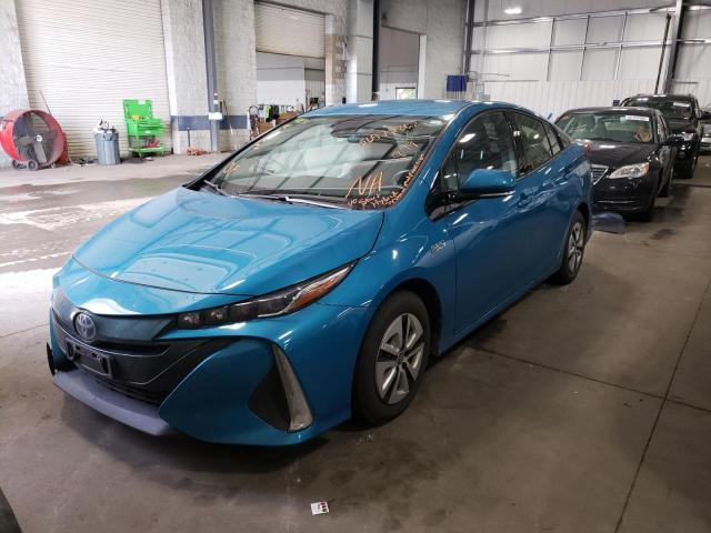 JTDKARFP1H3046896 - 2017 TOYOTA PRIUS PRIM 蓝色 照片 2