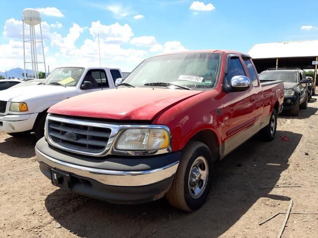 1FTRX17L62NA53249 - 2002 FORD F150 RED photo 2