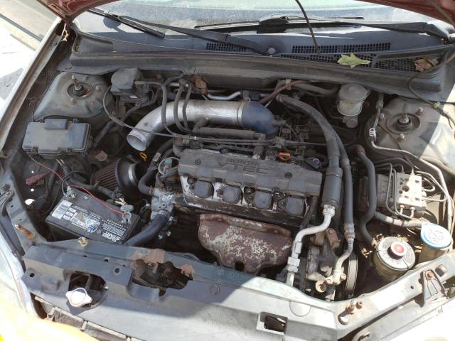 2HGES26701H585645 - 2001 HONDA CIVIC EX  photo 7