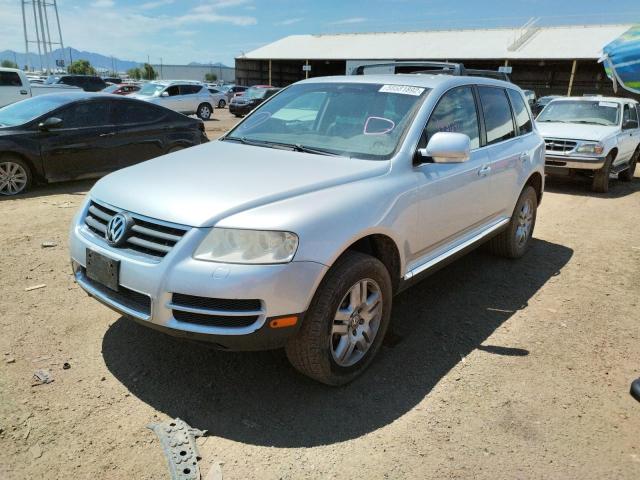 WVGZM77L16D054733 - 2006 VOLKSWAGEN TOUAREG 4. SILVER photo 2