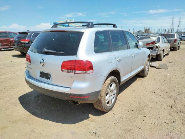 WVGZM77L16D054733 - 2006 VOLKSWAGEN TOUAREG 4. SILVER photo 4