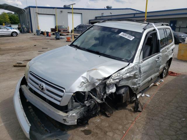 JTEEP21A840047752 - 2004 TOYOTA HIGHLANDER SILVER photo 2